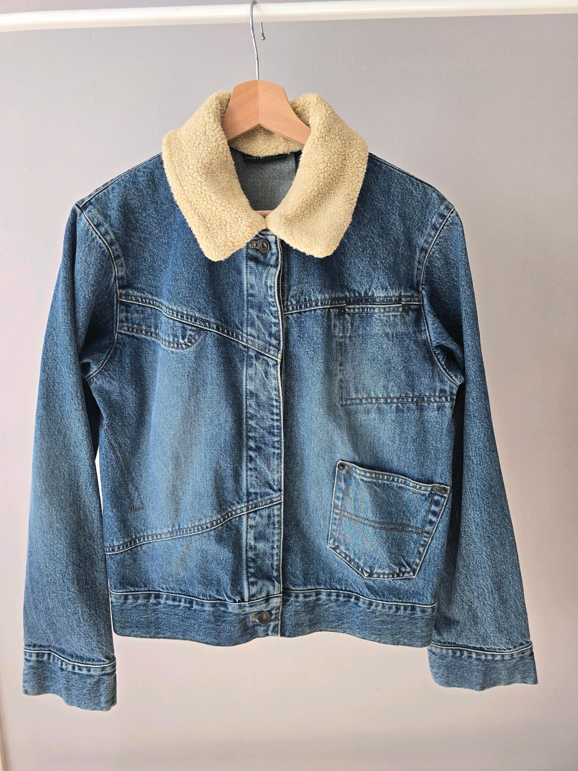 DKNY JEANS 데님 양털카라 자켓 (M) 2