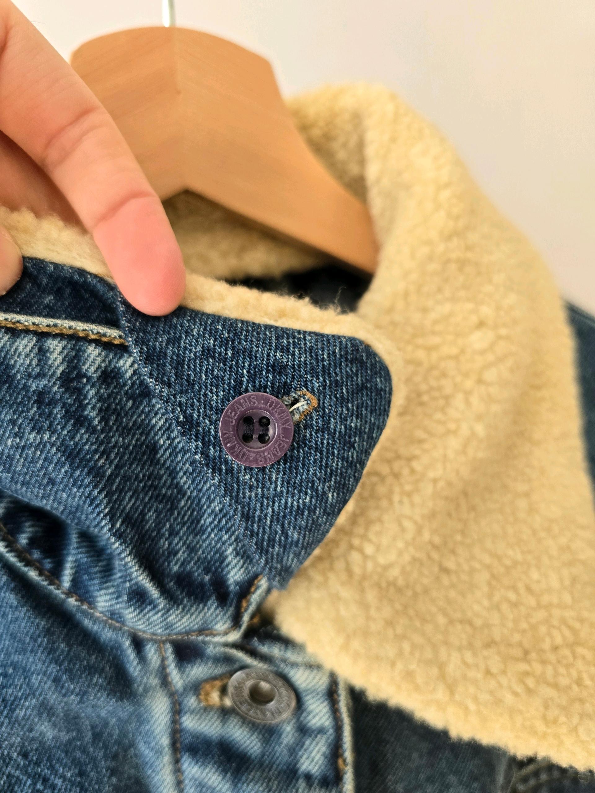 DKNY JEANS 데님 양털카라 자켓 (M) 7