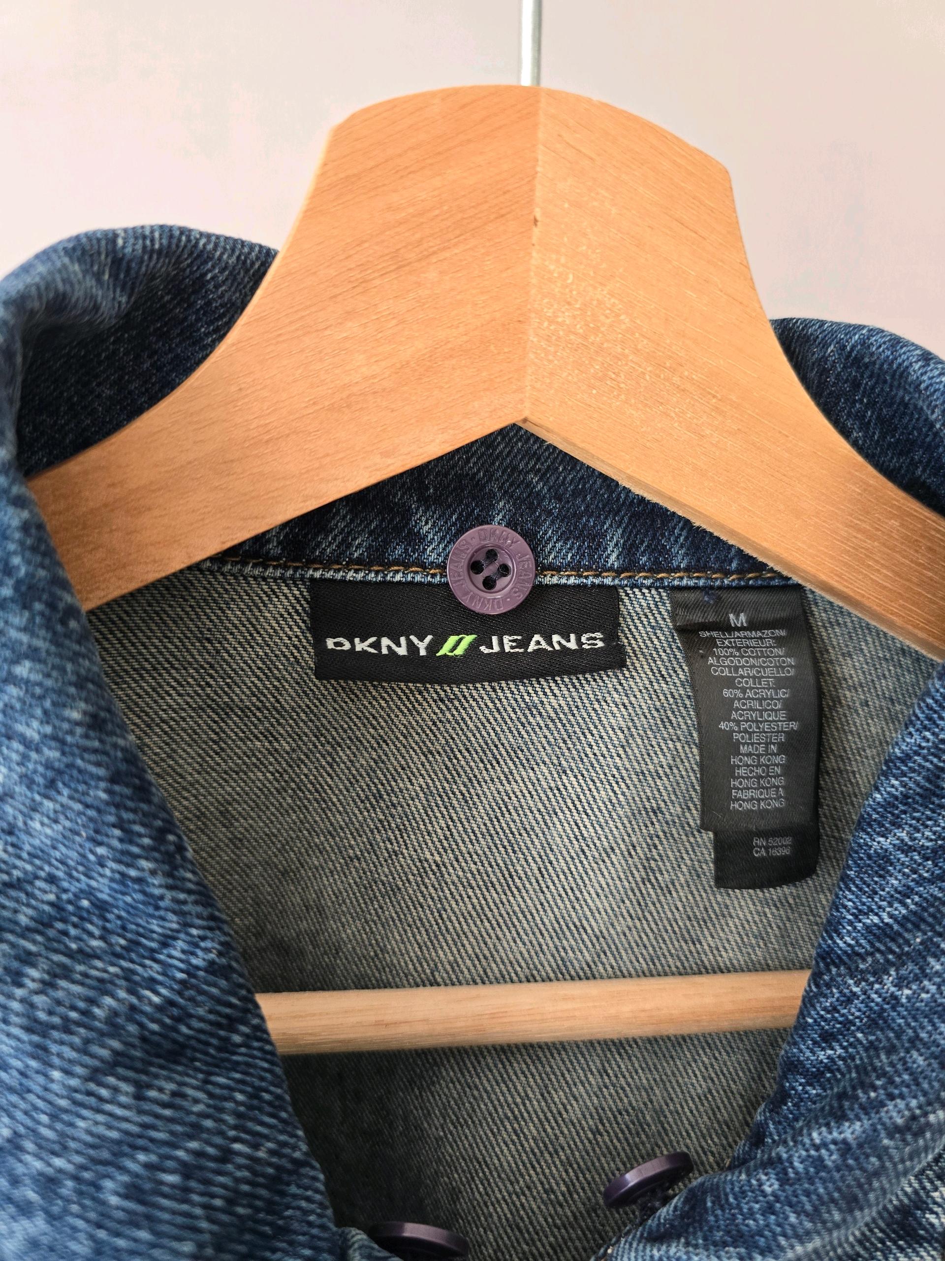 DKNY JEANS 데님 양털카라 자켓 (M) 9