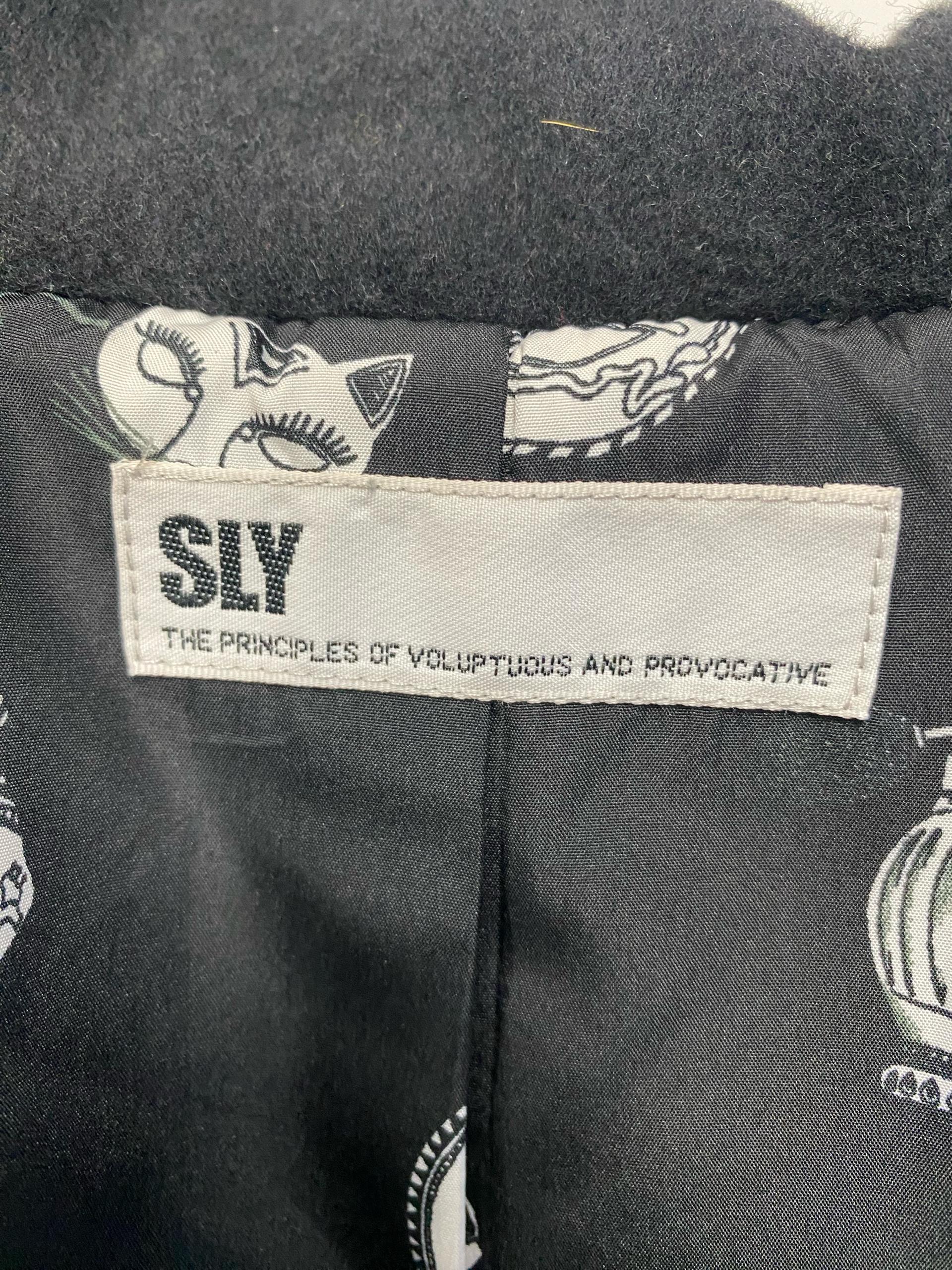 일본브랜드 SLY 울 혼방 미디움 더블 코트 10