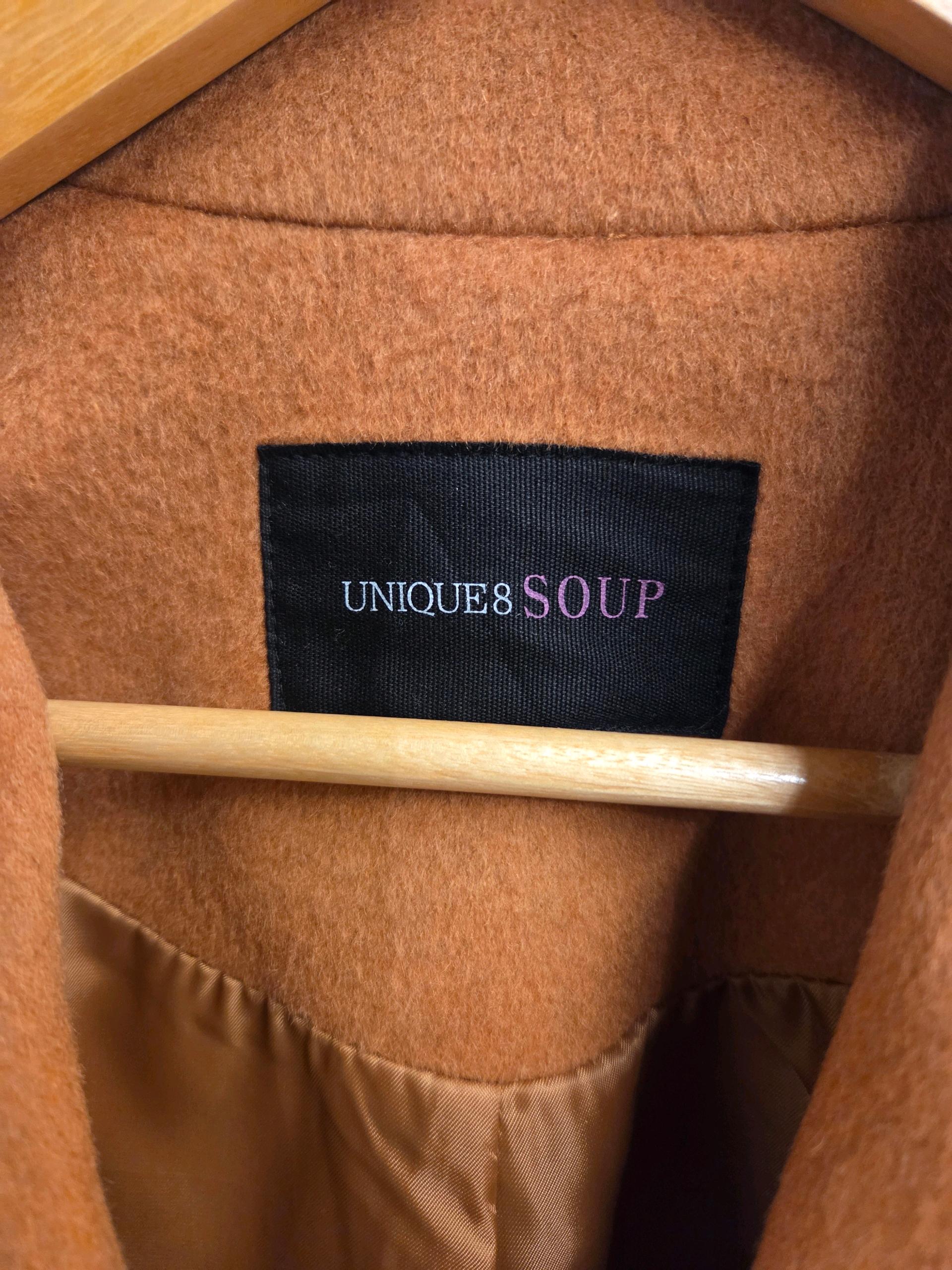 UNIQUE8 SOUP 캐시미어 카멜 코트 3