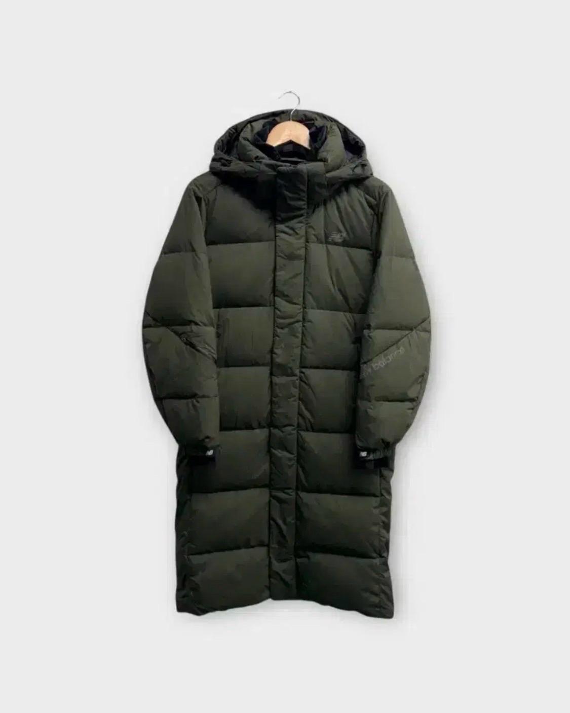 뉴발란스 NB 카키색 롱패딩 90 2