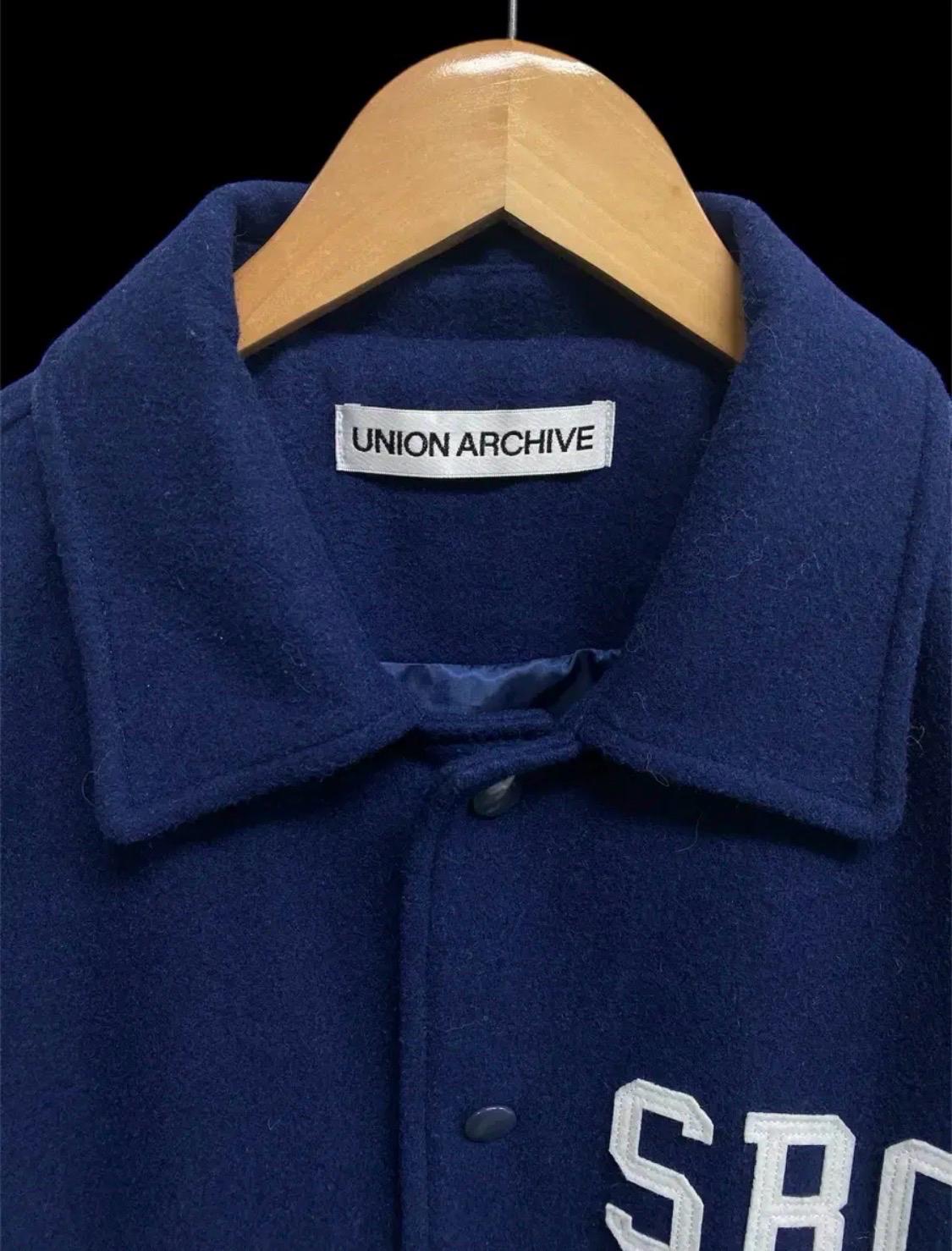 유니온 아카이브 UNION 멜톤 울자켓 네이비 L 3