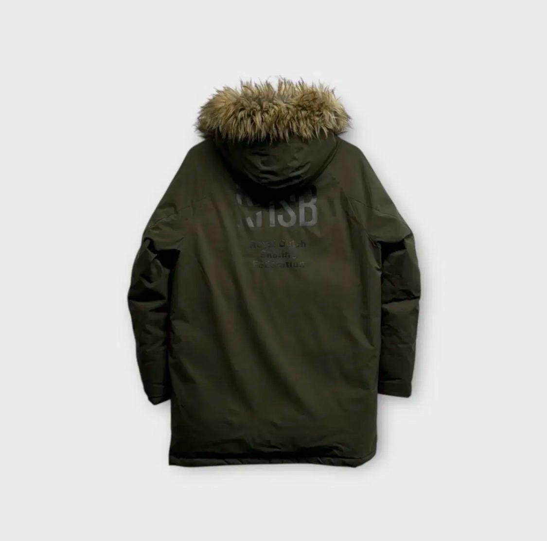 휠라 FILA 구스다운 패딩 카키 S / 165호 4