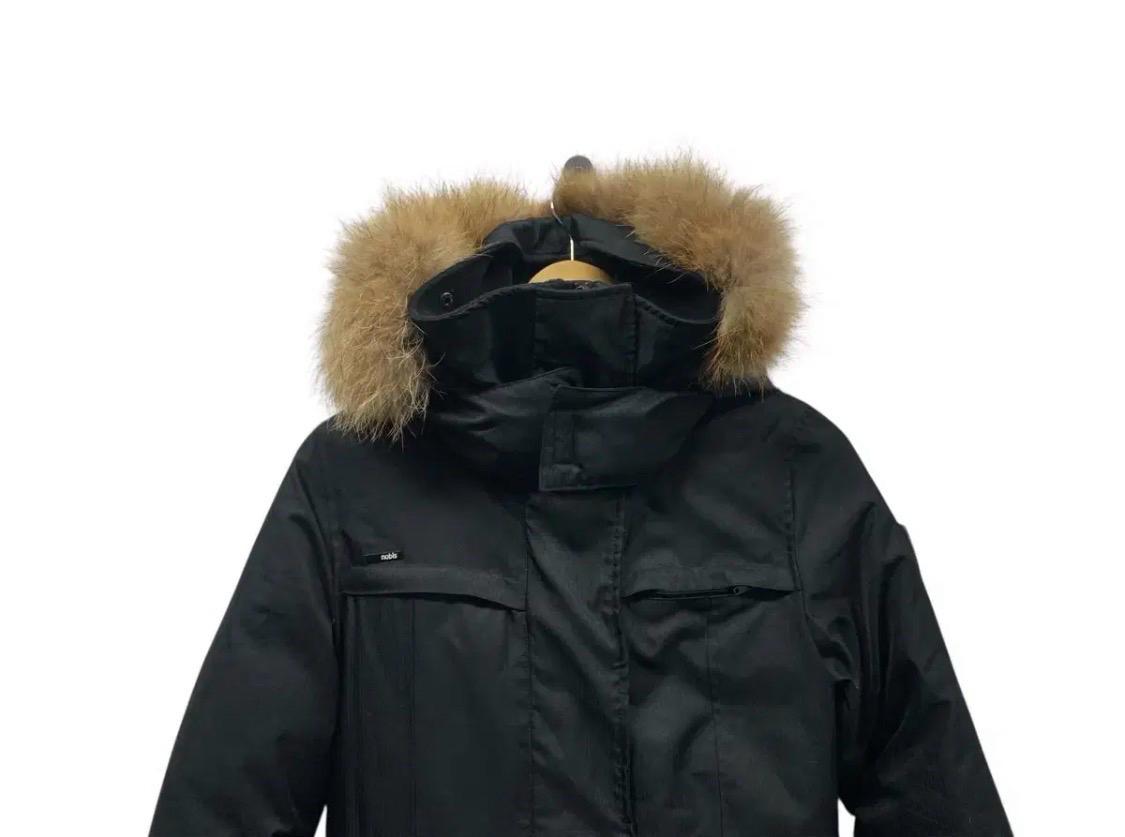 노비스 nobis. 쉬라 블랙 롱패딩 XS 3