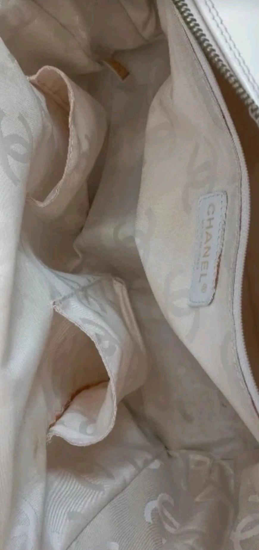 정품 샤넬 아이보리 숄더백 3