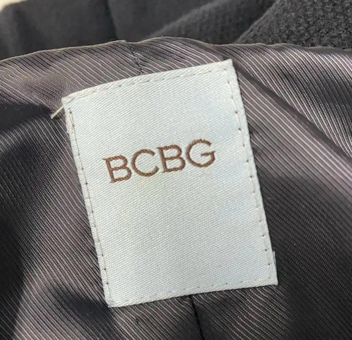 BCBG 블랙 플레어 롱 코트 7