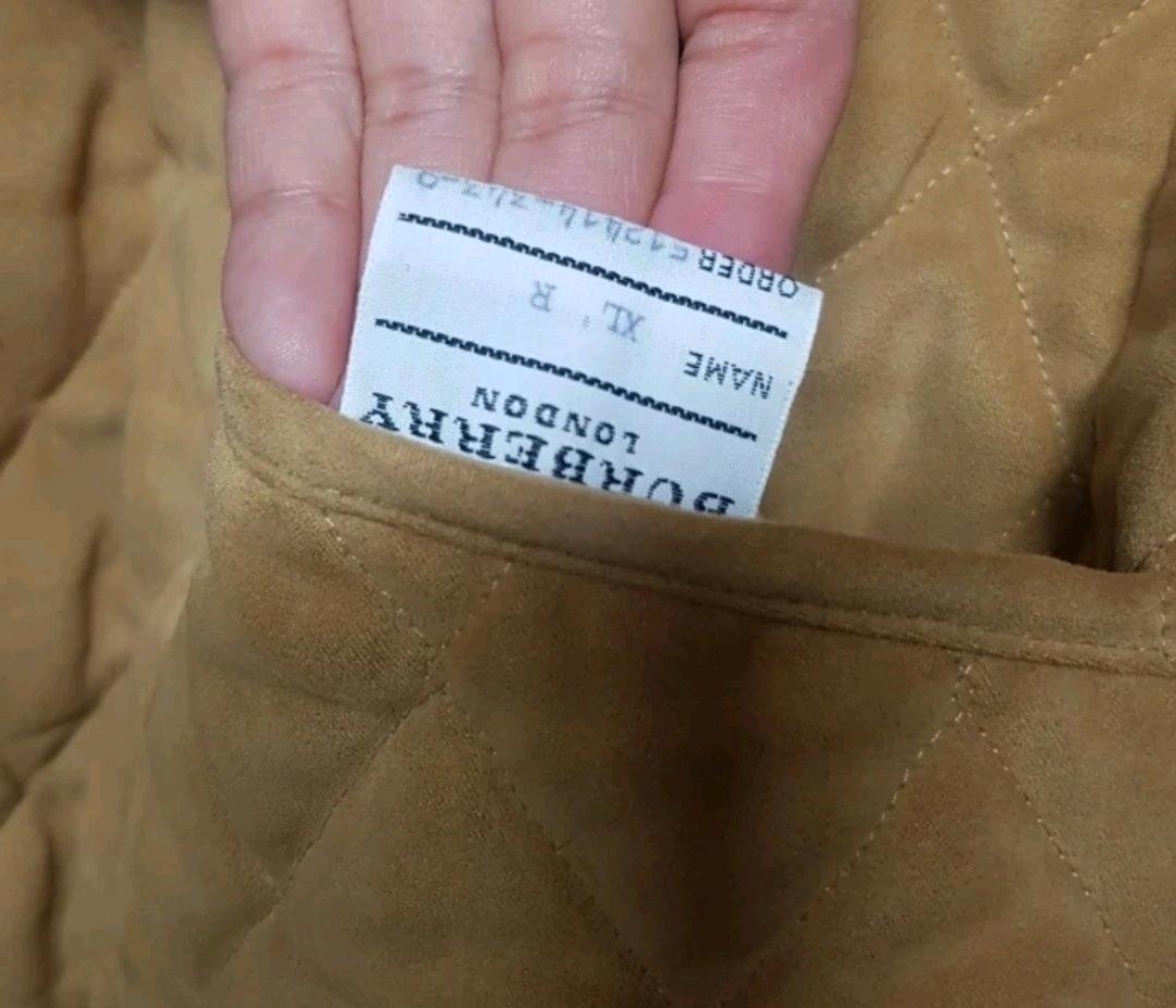 버버리 퀼팅 누빔 자켓 XL 4