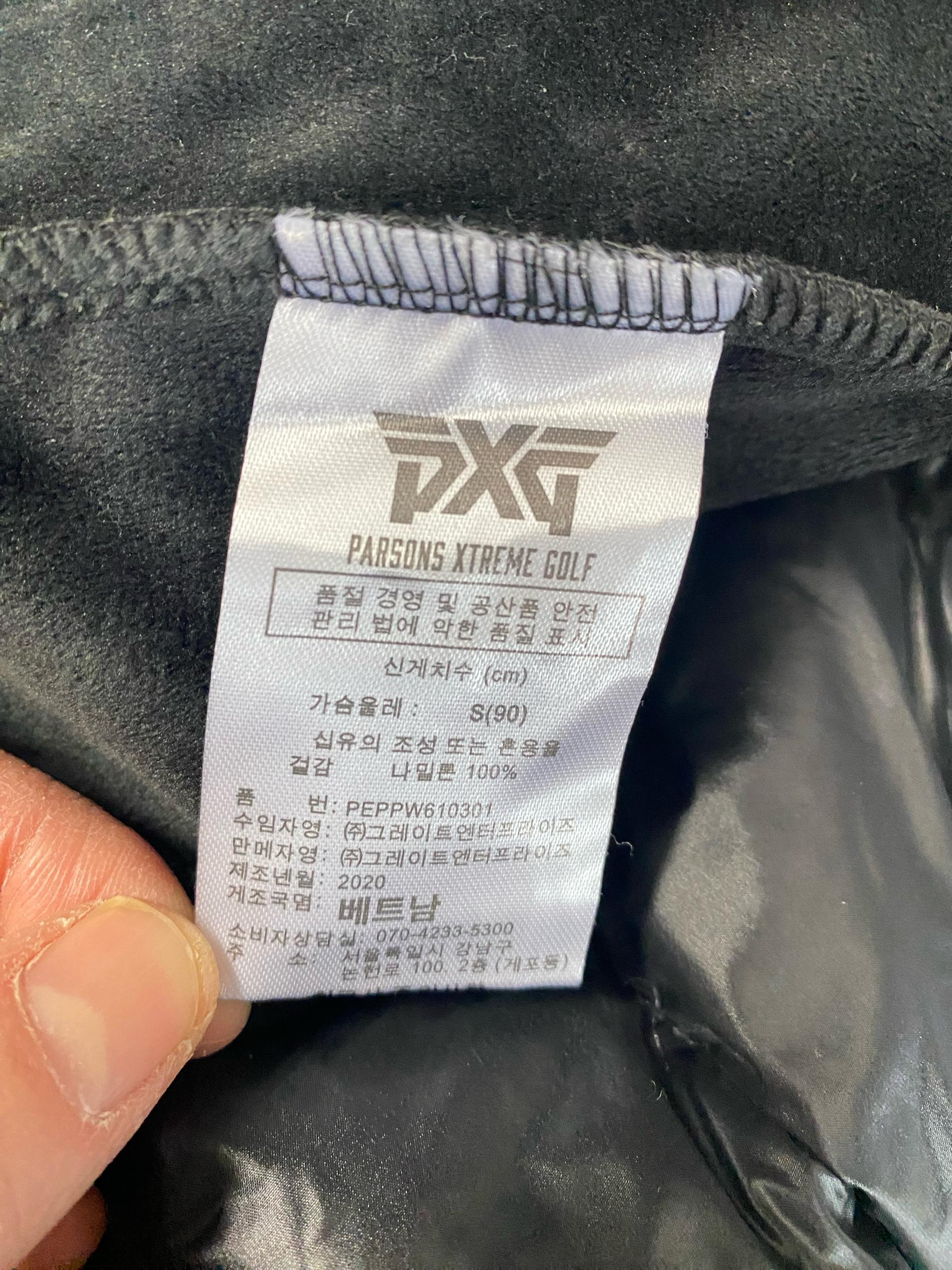 1회착용- PXG 골프웨어 블랙 패딩 자켓 9