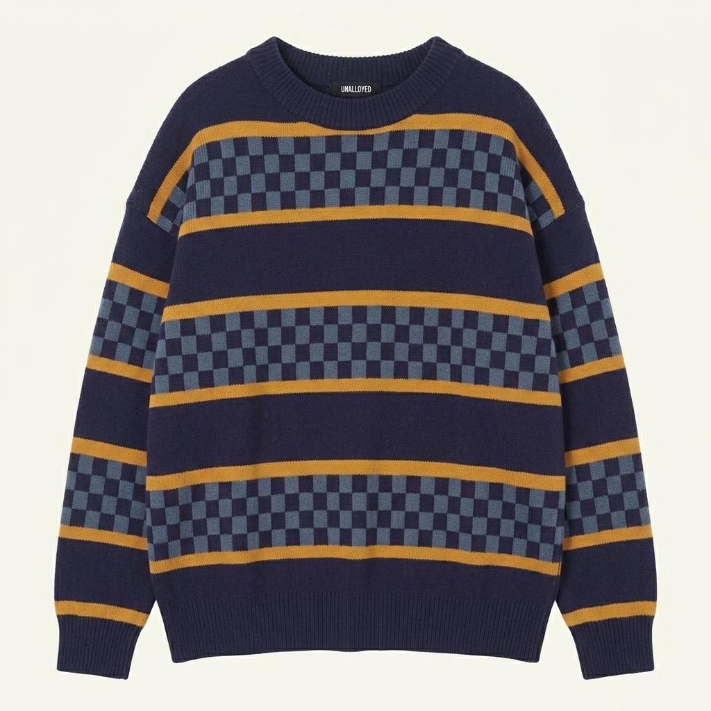 UNALLOYED 어널로이드 니트웨어 스웨터 MAN (XL) 1