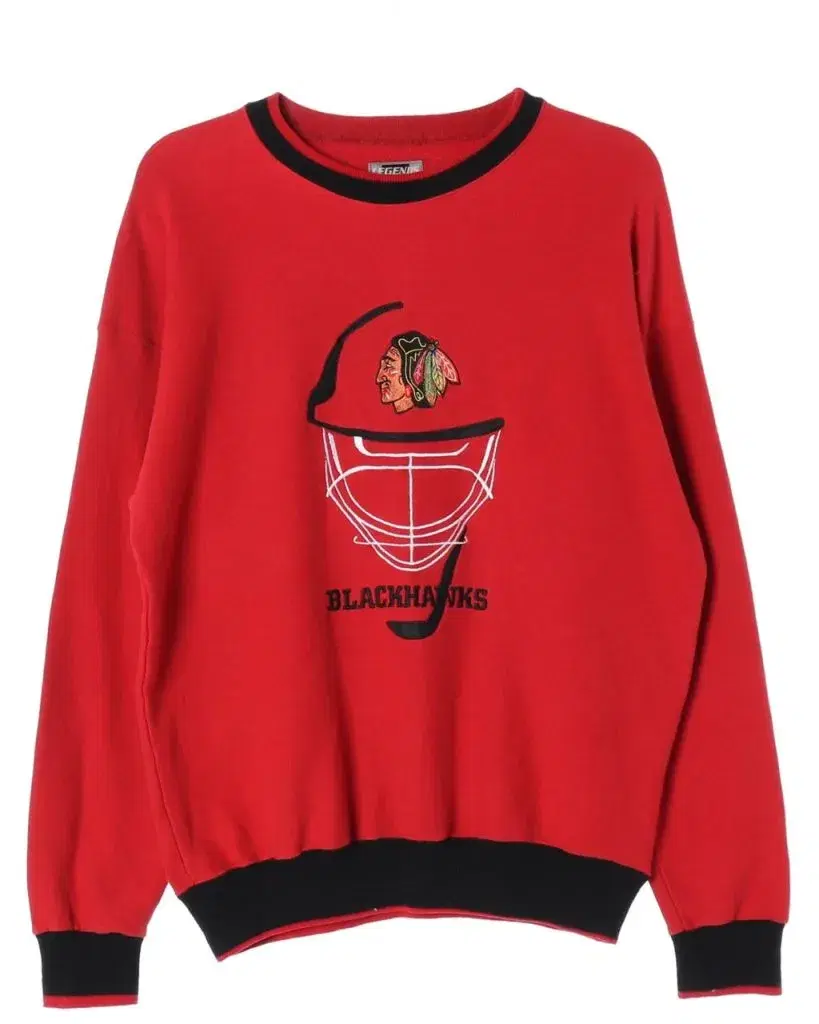 ATHLETIC 시카고블랙호크스 맨투맨 (XL) 2