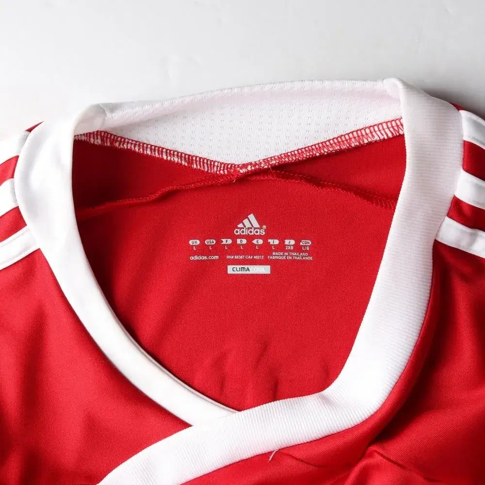 ADIDAS 아디다스 레드 축구유니폼 (L) 6