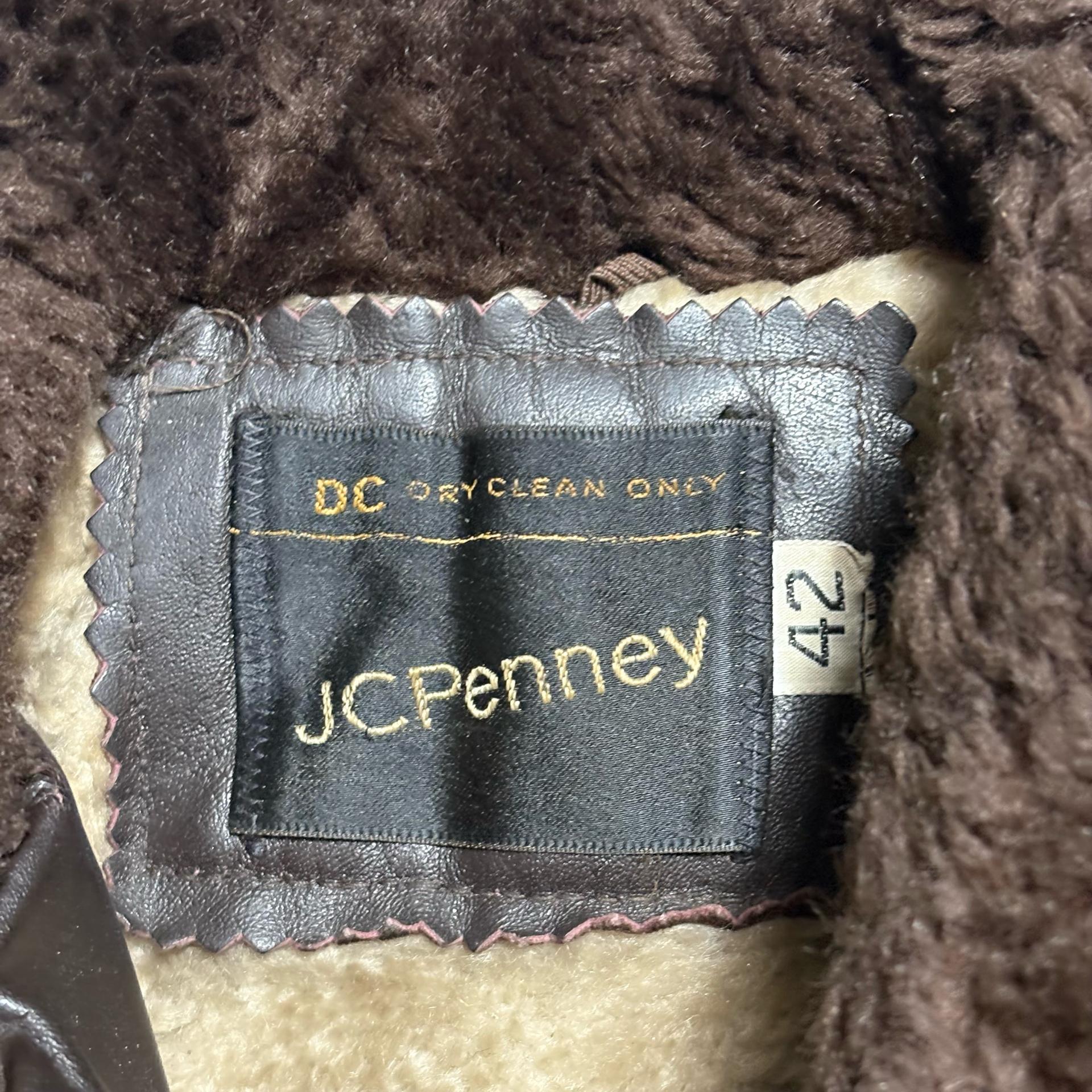 42 70’s JCPenney 브라운 가죽 G-1 플라이트 재킷 5