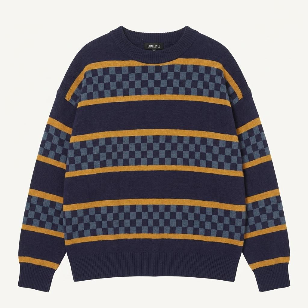 UNALLOYED 어널로이드 니트웨어 스웨터 MAN (XL) 1