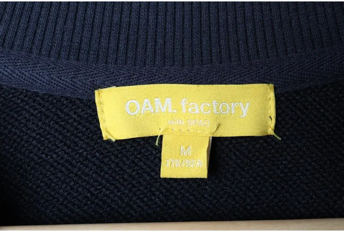 (M-L) OAM FACTORY OAM 팩토리 맨투맨 티셔츠 나그랑 네이비 무지 8