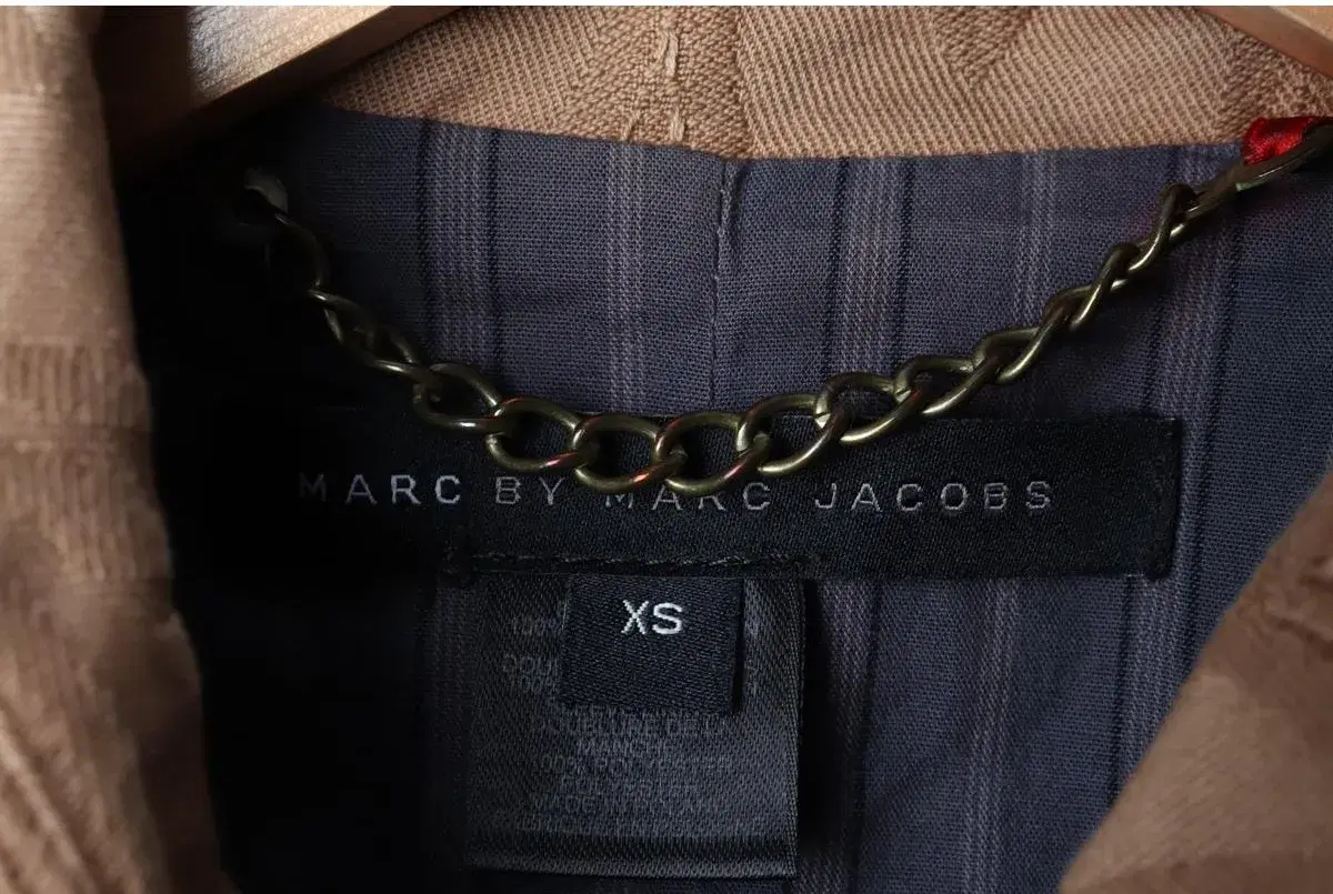 W(XS-S) MARC JACOBS 마크제이콥스 코트자켓 부분이염 베이지 에스닉 한정판 10