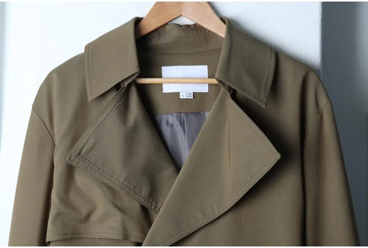 (M-XL) LIBERCIASSY 리버클래시 코트자켓 새상품 더블 카키 트렌치 아메카지 4