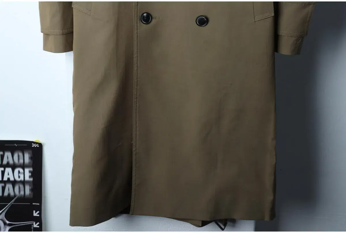 (M-XL) LIBERCIASSY 리버클래시 코트자켓 새상품 더블 카키 트렌치 아메카지 5