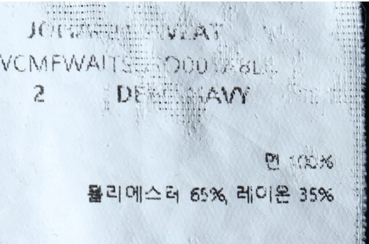 W(L) AECAWHITE 에이카화이트 긴팔티셔츠 루즈핏 네이비 유니크 2사이즈 9