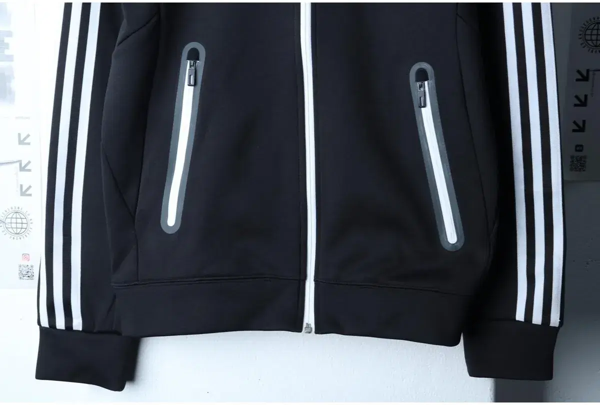(M) ADIDAS 아디다스 집업져지 트랙탑 블랙 삼선 기모 올드스쿨 6