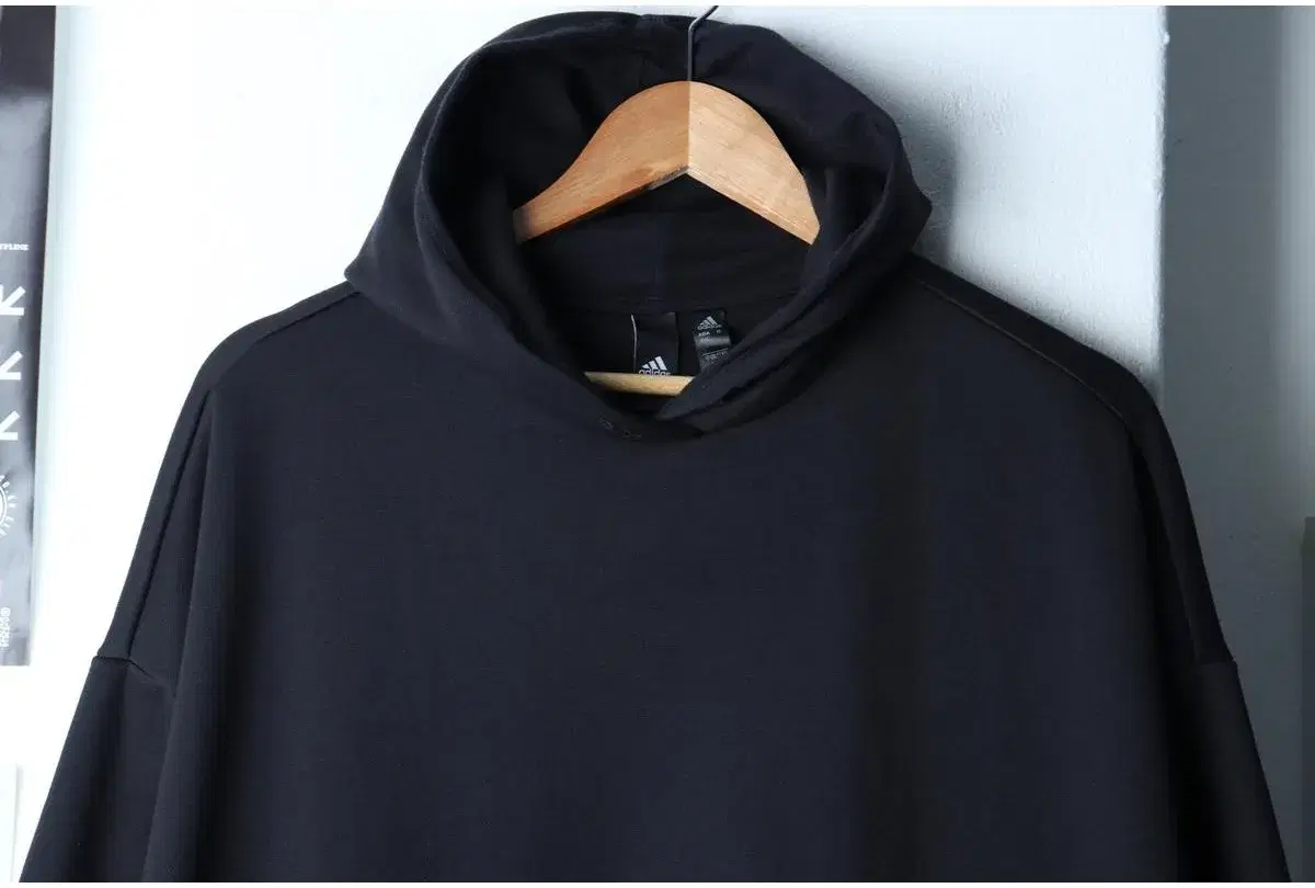 W(L) ADIDAS 아디다스 후드티셔츠 루즈핏 기능성 블랙 5