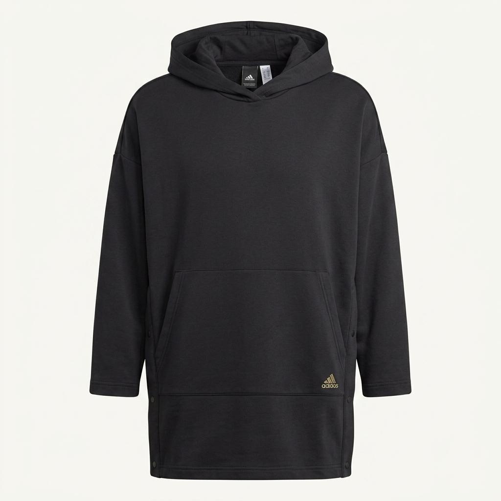 W(L) ADIDAS 아디다스 후드티셔츠 루즈핏 기능성 블랙 1