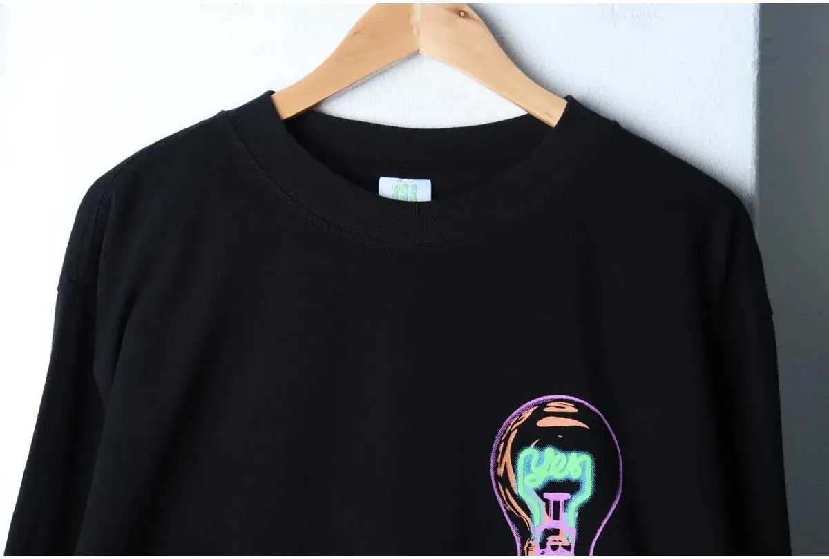 (XL) YESEYESEE 예스아이씨 긴팔티셔츠 빅프린팅 블랙 스트릿 5