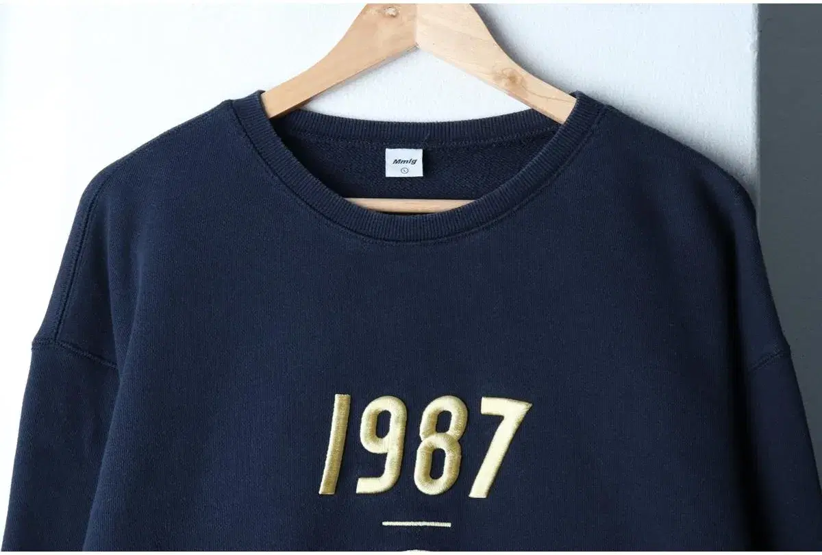 (L-XL) MMLG 엠엠엘지 맨투맨 티셔츠 루즈핏 네이비 올드스쿨 5