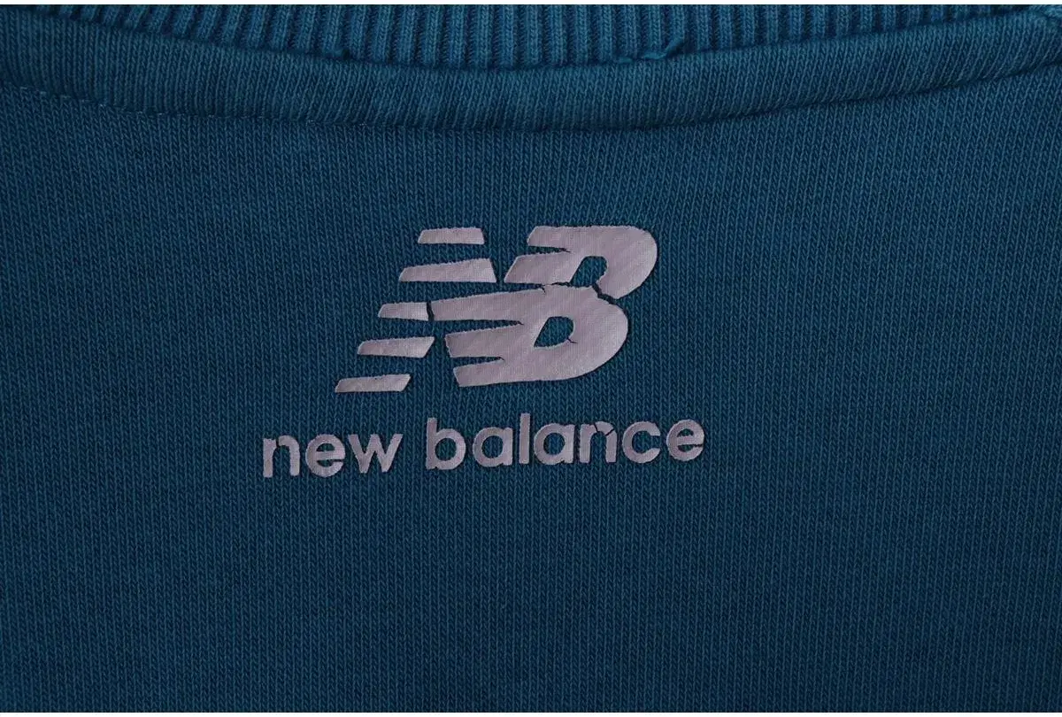 (XL) NEW BALANCE 뉴발란스 맨투맨 티셔츠 스몰로고 블루 올드스쿨 8