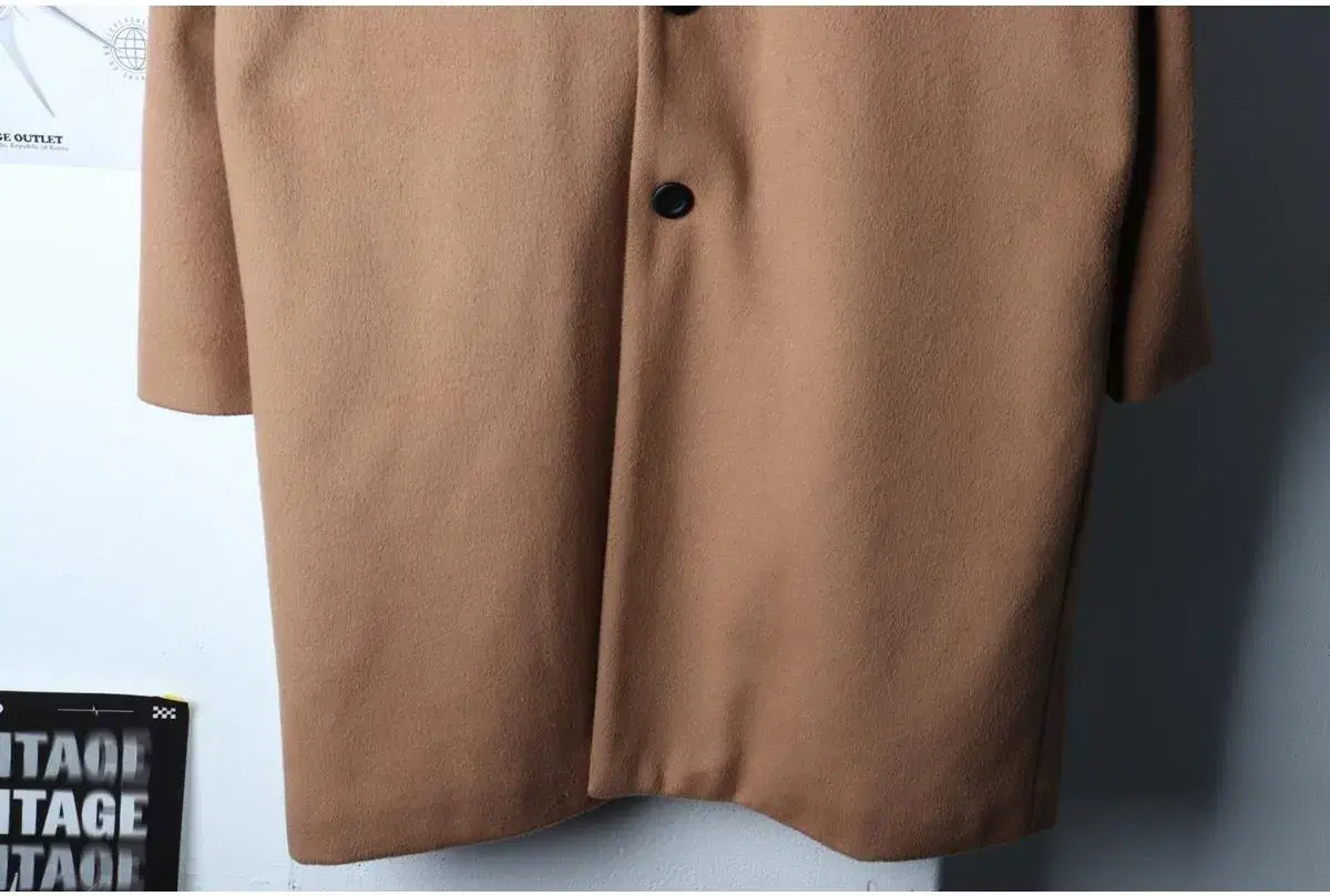 (L-XL) VB 브랜드빈티지 코트자켓 싱글 브라운 울 6
