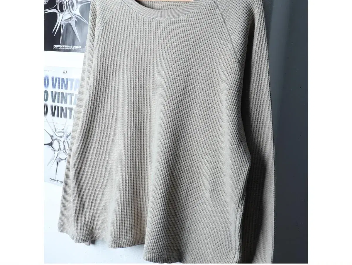 W(L-XL) ARKET 아르켓 니트 와플 베이지 무지 3
