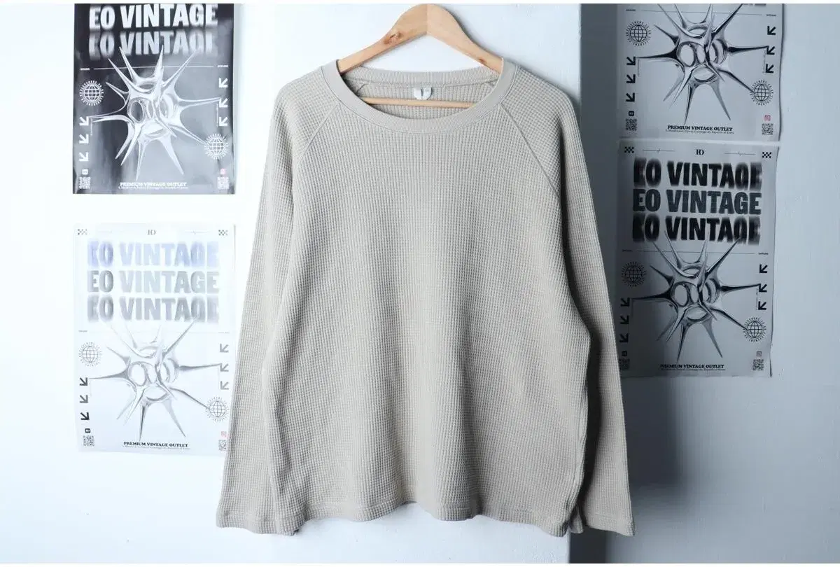 W(L-XL) ARKET 아르켓 니트 와플 베이지 무지 4