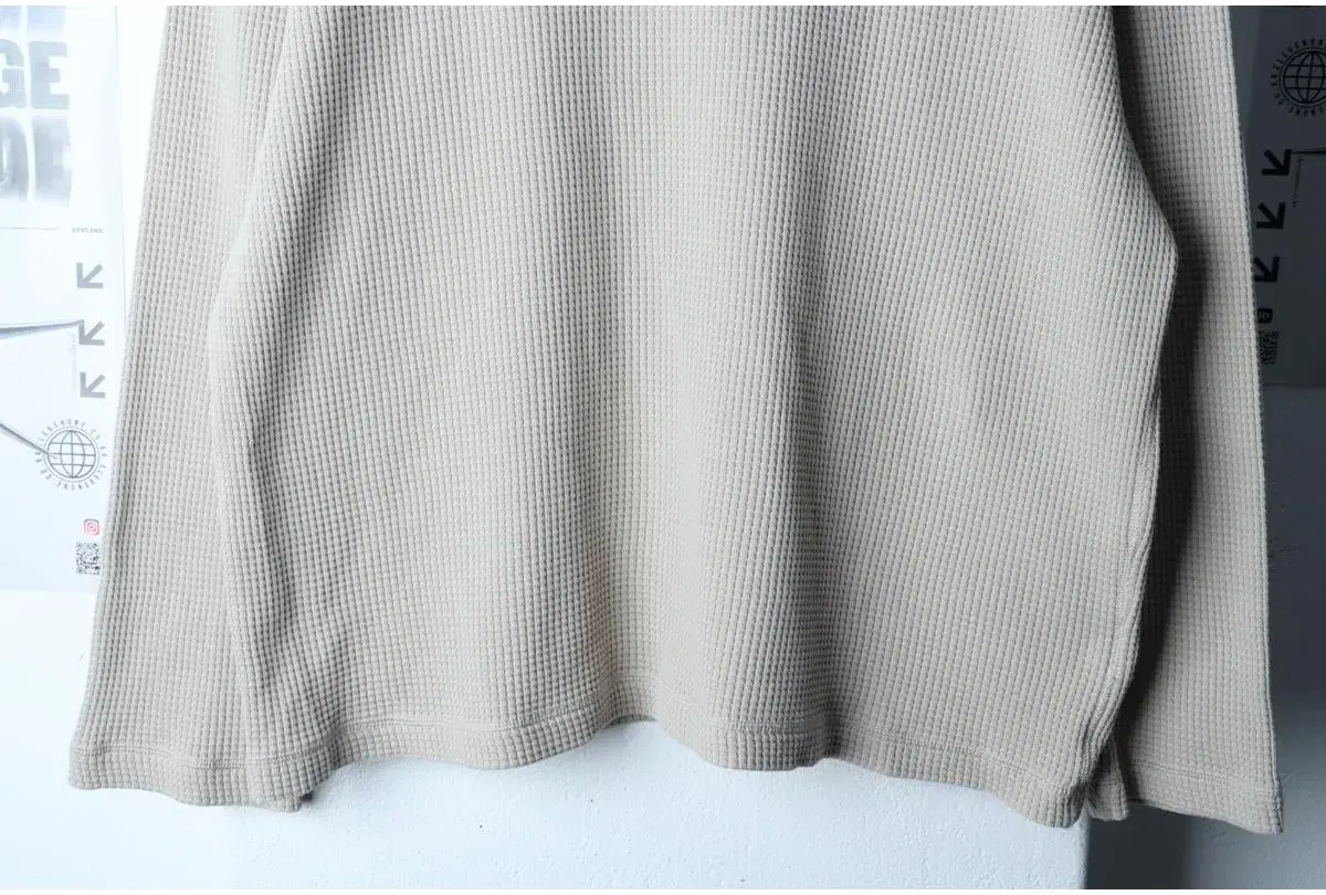 W(L-XL) ARKET 아르켓 니트 와플 베이지 무지 6