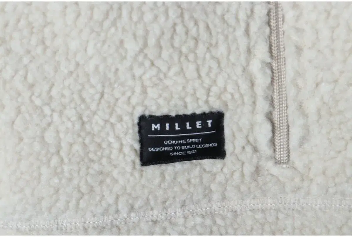 (XL) MILLET 밀레 집업 바람막이 점퍼자켓 후리스 플리스 뽀글이 베이지 7