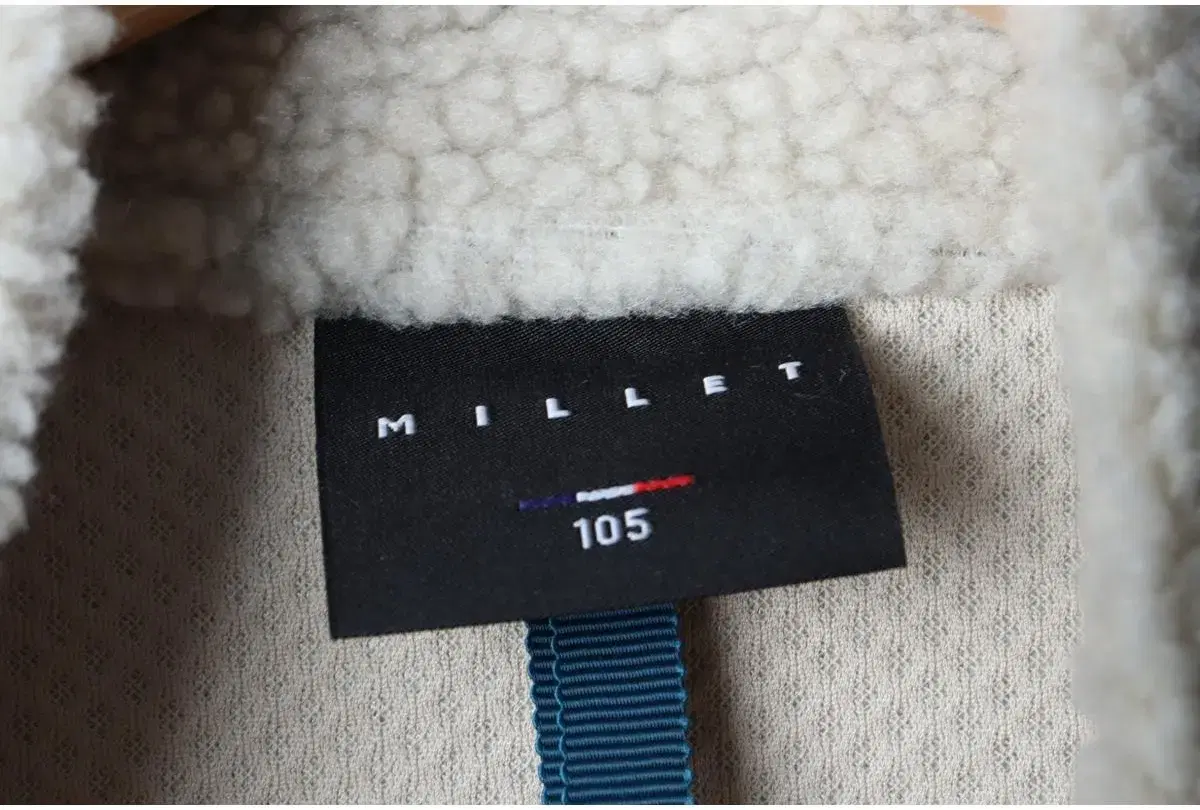 (XL) MILLET 밀레 집업 바람막이 점퍼자켓 후리스 플리스 뽀글이 베이지 8
