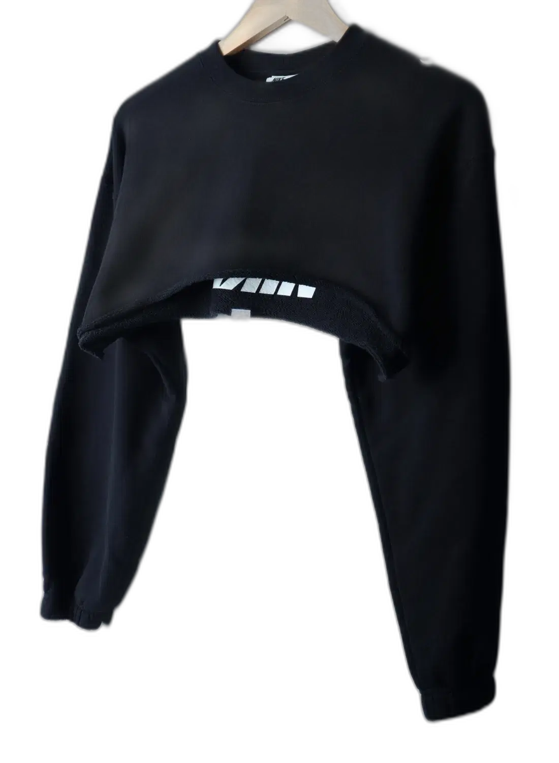 W(XS-S) NIKE 나이키 맨투맨 티셔츠 크롭 블랙 스우시 올드스쿨 커스텀 2