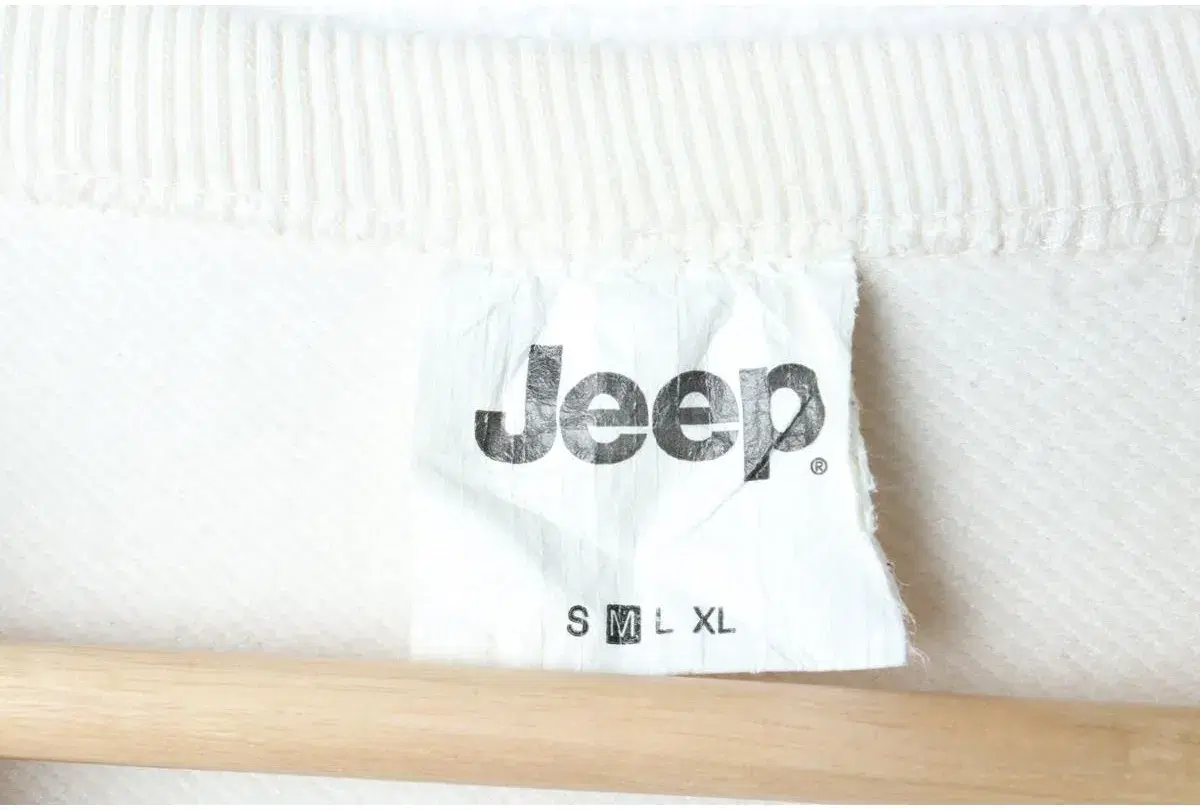 (M-L) JEEP 지프 맨투맨 티셔츠 루즈핏 아이보리 올드스쿨 10