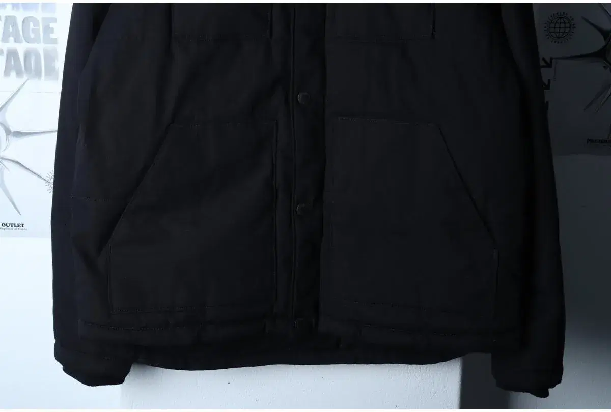 (XL-2XL) LEVIS 리바이스 패딩 점퍼자켓 트러커 블랙 누빔 아메카지 7