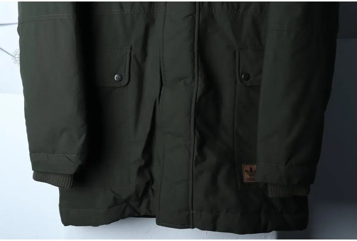 (M-L) ADIDAS 아디다스 패딩 점퍼자켓 야상 카키 밀리터리 덕다운 7