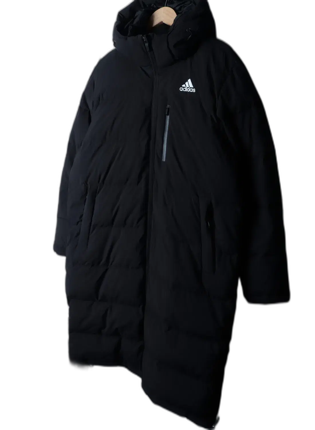 (L-XL) ADIDAS 아디다스 패딩 점퍼자켓 덕다운 블랙 롱 올드스쿨 2