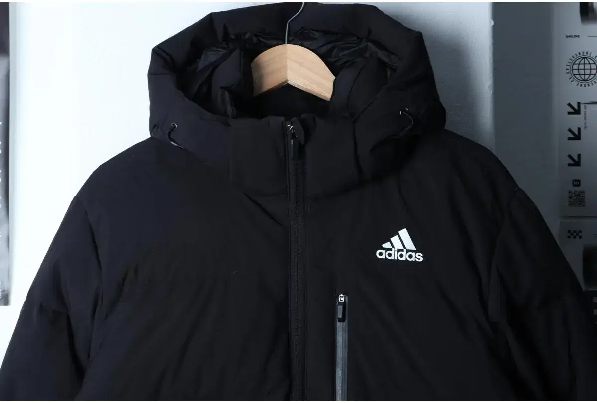 (L-XL) ADIDAS 아디다스 패딩 점퍼자켓 덕다운 블랙 롱 올드스쿨 6