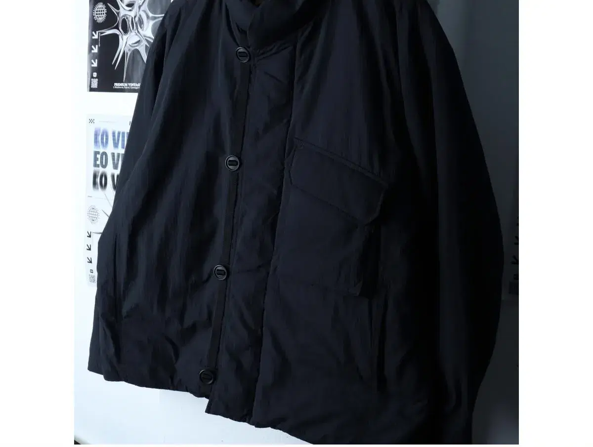 (M-XL) INSILENCE 인사일런스 패딩 점퍼자켓 블랙 놈코어 숏 M69 푸퍼 매물  4