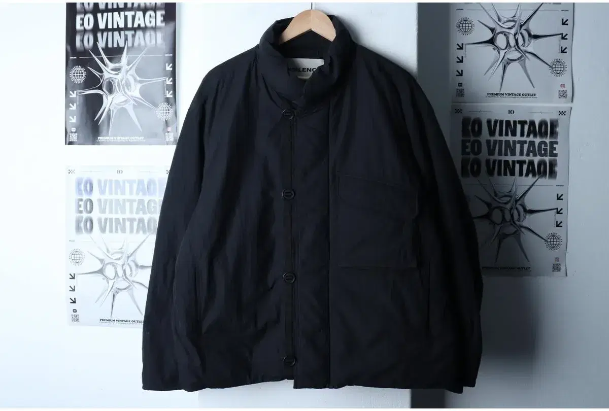 (M-XL) INSILENCE 인사일런스 패딩 점퍼자켓 블랙 놈코어 숏 M69 푸퍼 매물  5