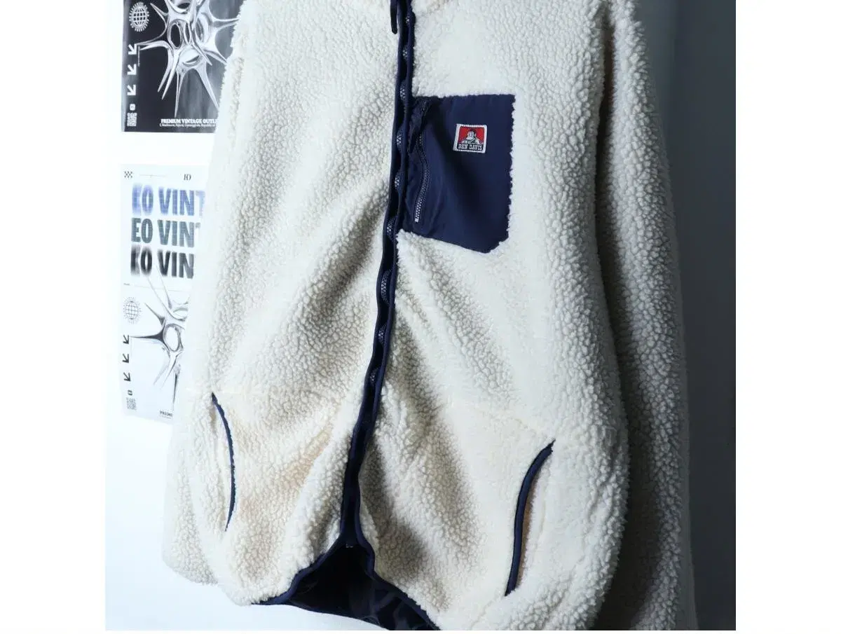 (XL-2XL) BEN DAVIS 벤데이비스 집업 바람막이 점퍼자켓 후리스 플리스 쉐르파  4