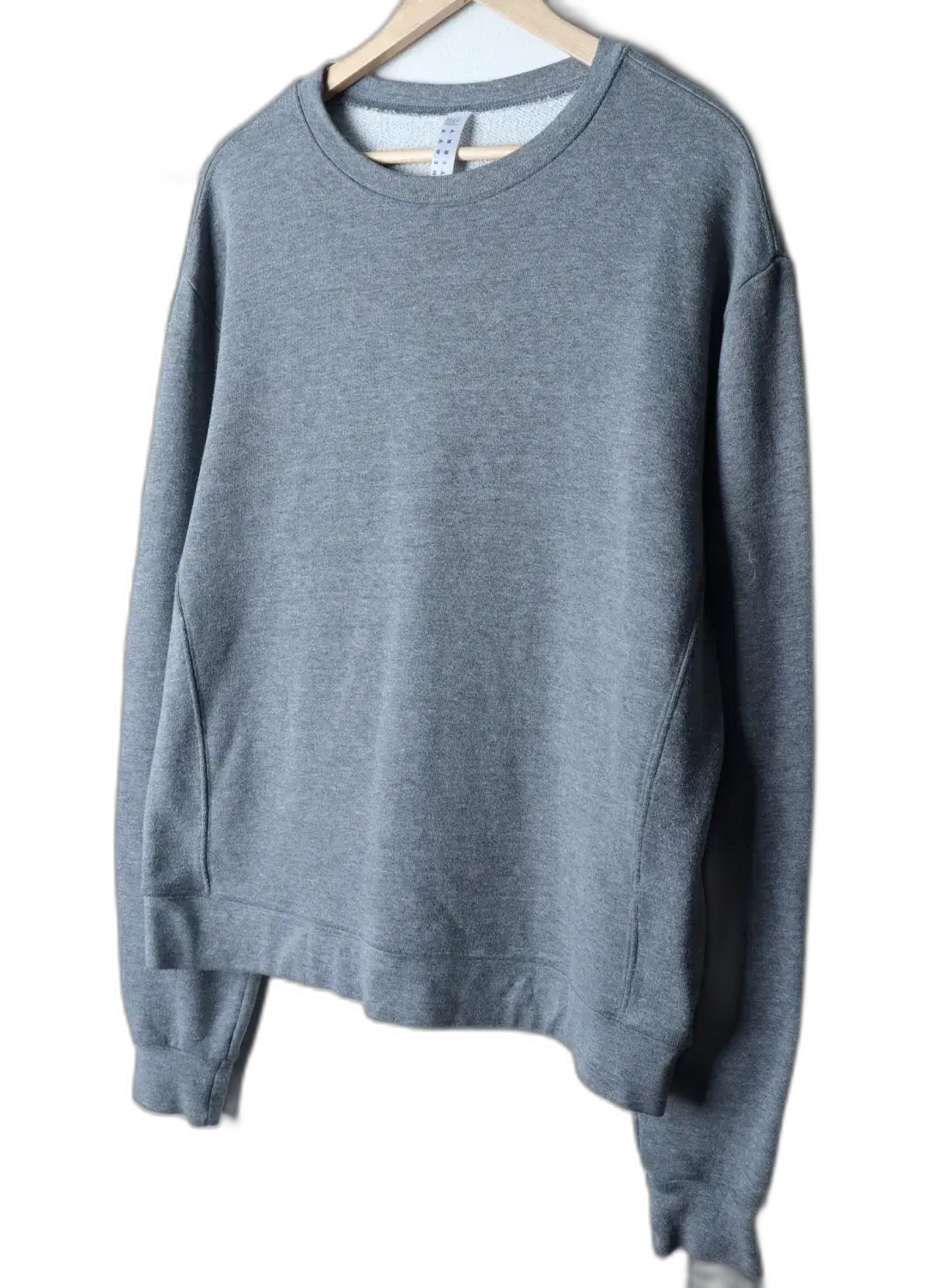 (L-XL) VB 브랜드빈티지 맨투맨 티셔츠 헤비테리 무지 그레이 USA 2