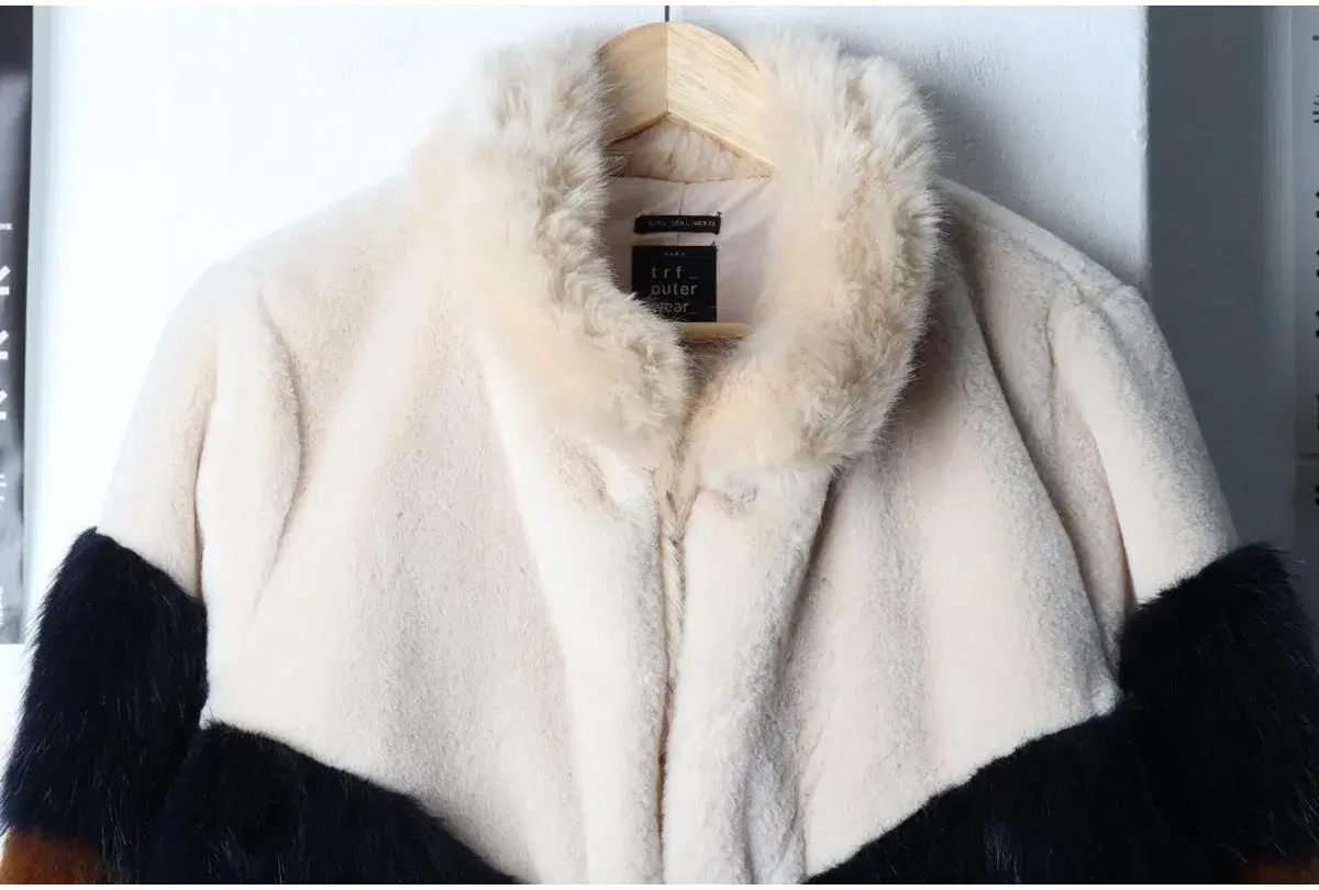 W(L-XL) ZARA 자라 집업 바람막이 점퍼자켓 후리스 플리스 부들 따듯 페이크 퍼 6