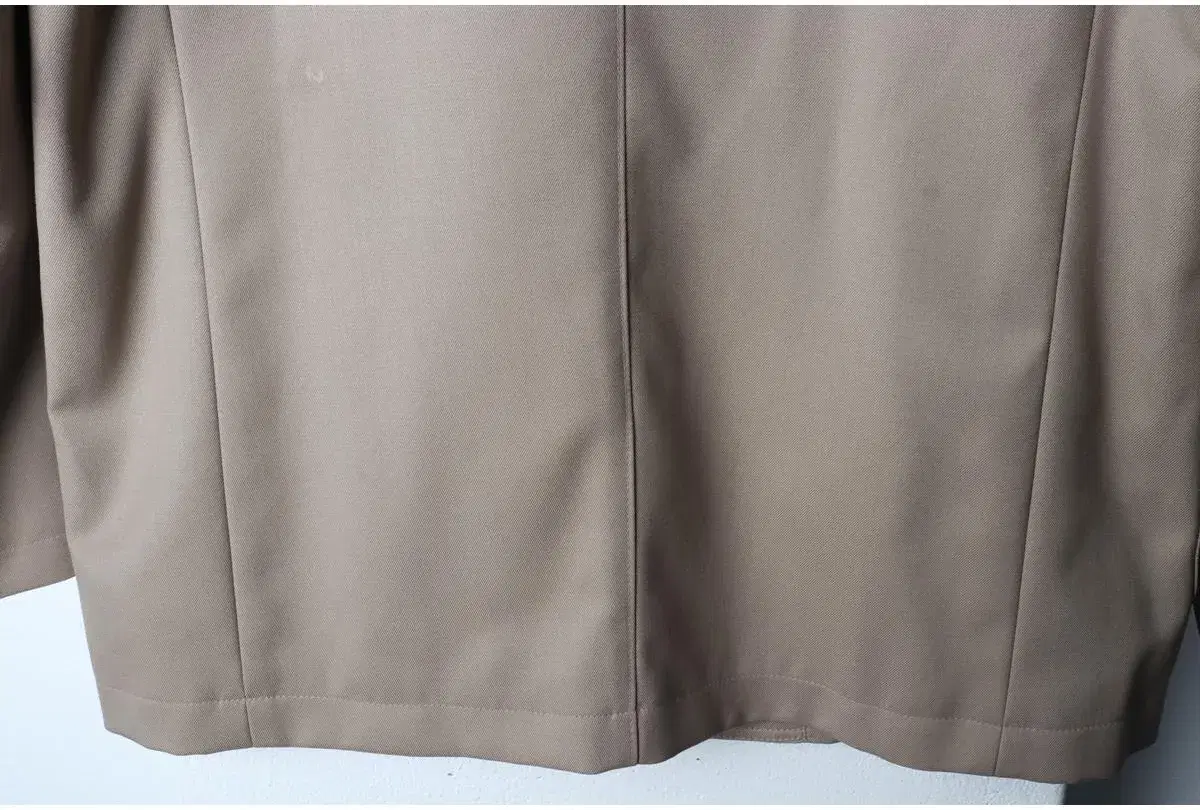 (L-XL) COOR 쿠어 정장 슈트 자켓 블레이저 싱글 베이지 울 놈코어 2버튼 8