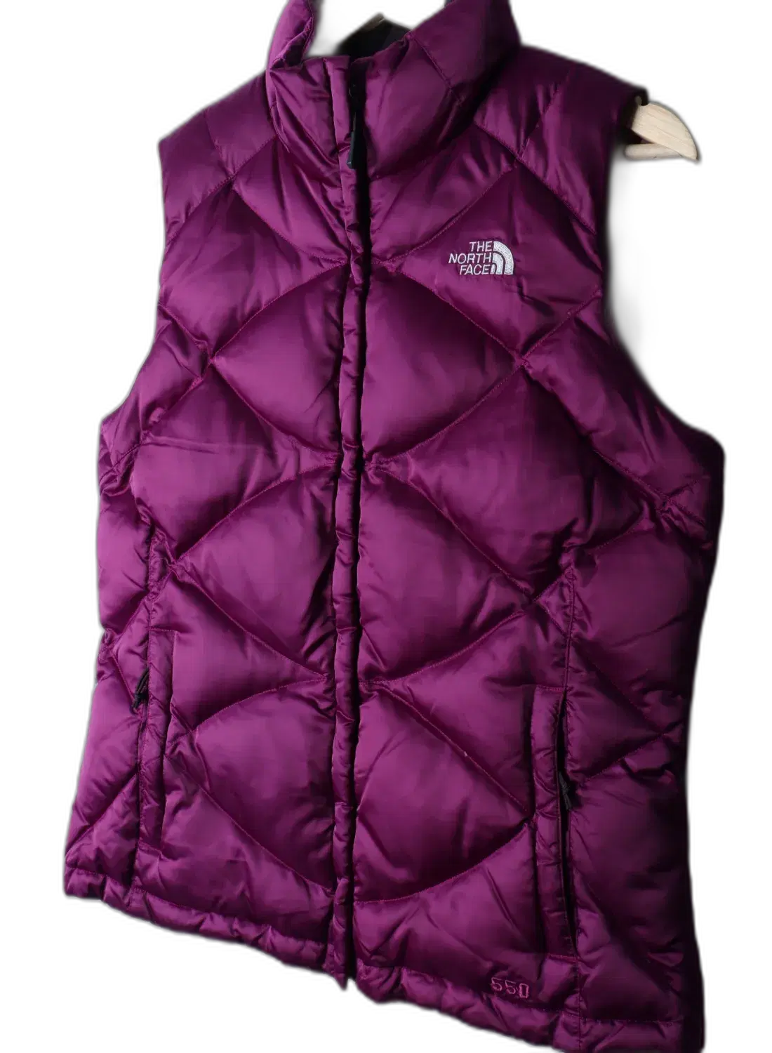W(M-L) THE NORTH FACE 노스페이스 패딩 점퍼자켓 조끼 퍼플 퀄팅 올드스쿨 2