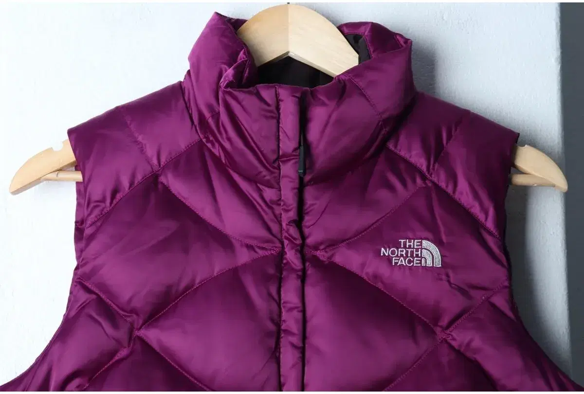 W(M-L) THE NORTH FACE 노스페이스 패딩 점퍼자켓 조끼 퍼플 퀄팅 올드스쿨 6