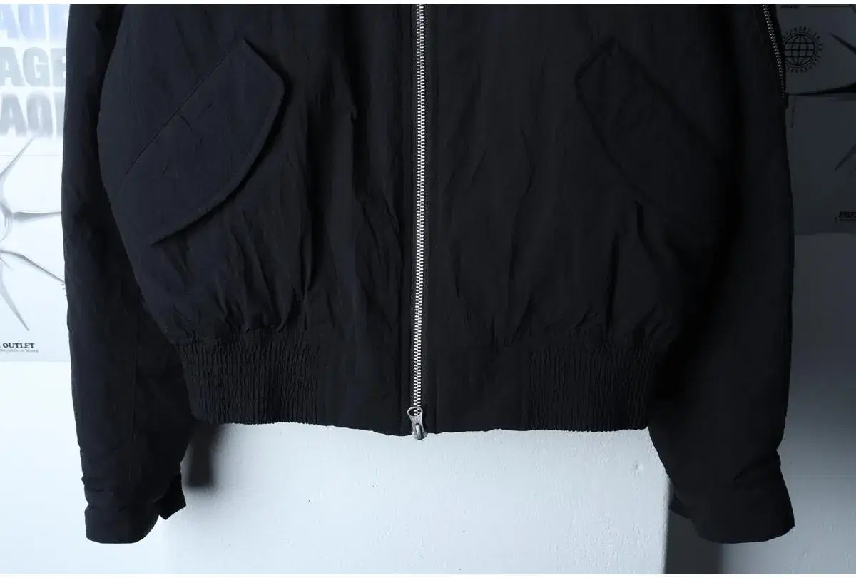 (L-XL) TONYWACK 토니웩 패딩 점퍼자켓 블루종 나일론 블랙 봄버 항공 MA1 7